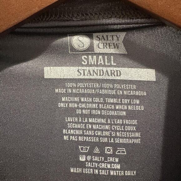 Salty Crew Shirt Mens Small Gray Chasing Tail Long Sleeve Fishing UV Outdoor - Picture 3 of 14